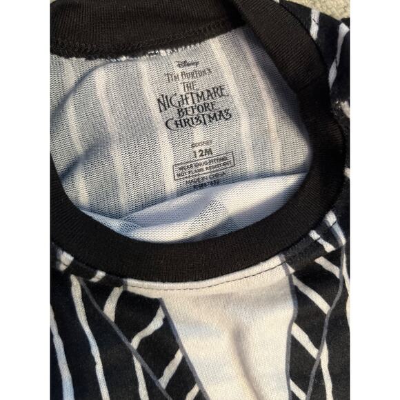 Disney's The Nightmare Before Christmas Jack Skellington Pajama set 12 Months - Picture 3 of 3